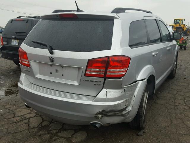 3D4PG5FV8AT279909 - 2010 DODGE JOURNEY SX SILVER photo 4