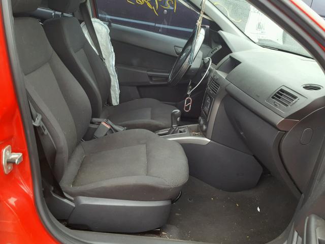 W08AR671385060678 - 2008 SATURN ASTRA XE RED photo 5