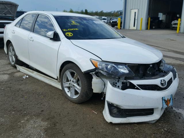 4T1BF1FK4CU134346 - 2012 TOYOTA CAMRY BASE WHITE photo 1