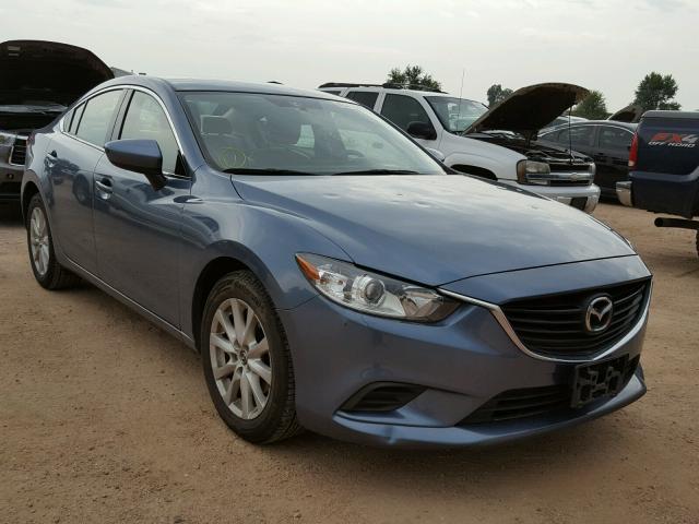 JM1GJ1U59G1422358 - 2016 MAZDA 6 SPORT BLUE photo 1