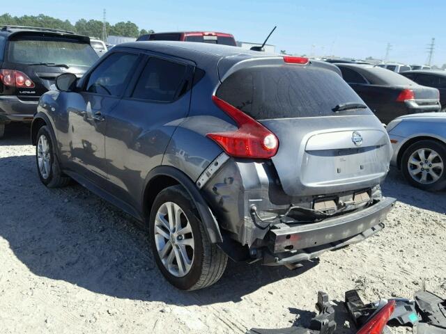 JN8AF5MV4CT125094 - 2012 NISSAN JUKE S GRAY photo 3