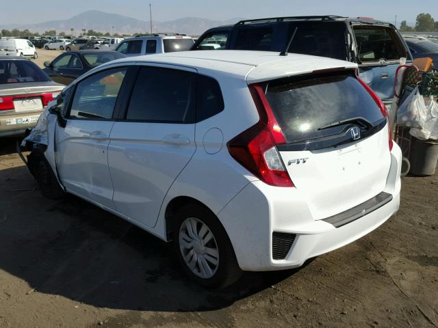 JHMGK5H55GX040953 - 2016 HONDA FIT WHITE photo 3