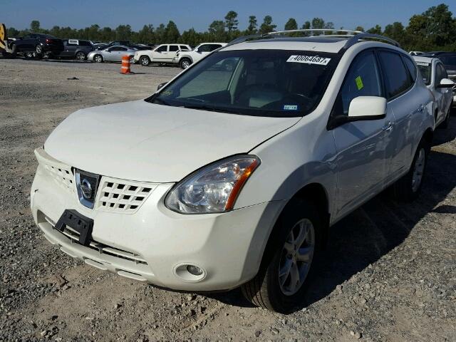 JN8AS5MT6AW005917 - 2010 NISSAN ROGUE S WHITE photo 2