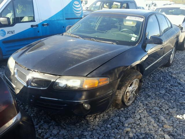 1G2HX54K7Y4199516 - 2000 PONTIAC BONNEVILLE BLACK photo 2