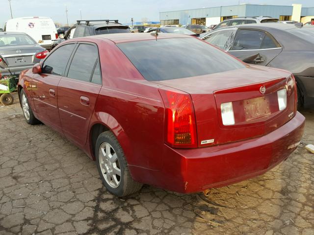 1G6DP577X70142513 - 2007 CADILLAC CTS HI FEA RED photo 3