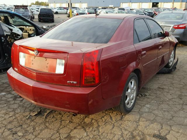 1G6DP577X70142513 - 2007 CADILLAC CTS HI FEA RED photo 4