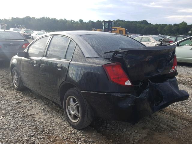1G8AG52F63Z133077 - 2003 SATURN ION LEVEL BLACK photo 3