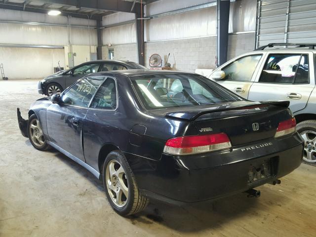 JHMBB6247YC003721 - 2000 HONDA PRELUDE BLACK photo 3