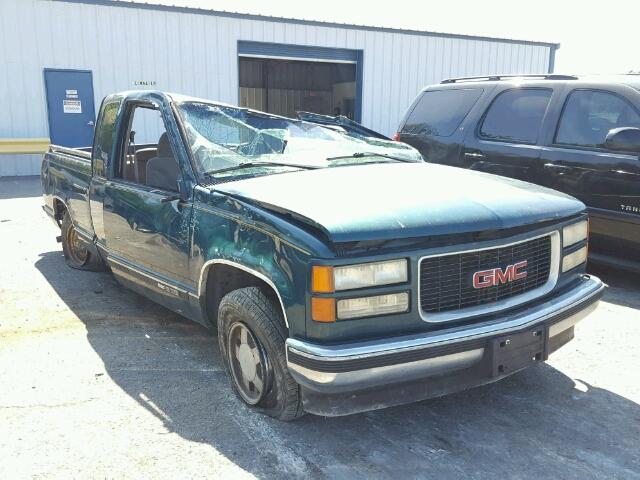 2GTEC19R0V1537631 - 1997 GMC SIERRA C15 GREEN photo 1