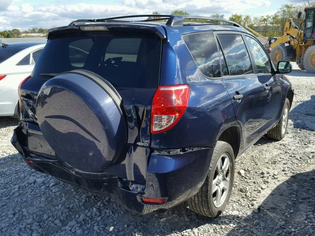 JTMBD33V975087867 - 2007 TOYOTA RAV4 BLUE photo 4