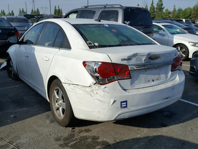 1G1PC5SB5D7140651 - 2013 CHEVROLET CRUZE LT WHITE photo 3