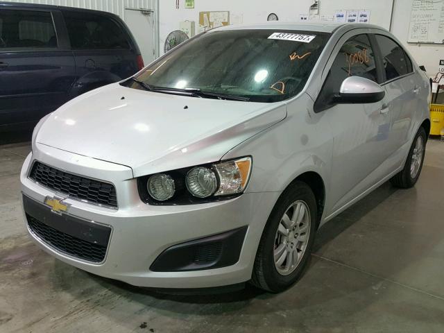 1G1JC5SHXF4212524 - 2015 CHEVROLET SONIC LT SILVER photo 2