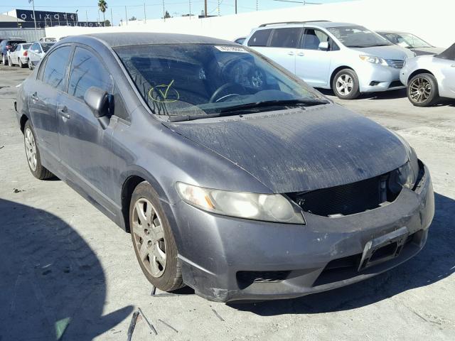 19XFA1F57AE011618 - 2010 HONDA CIVIC LX GRAY photo 1