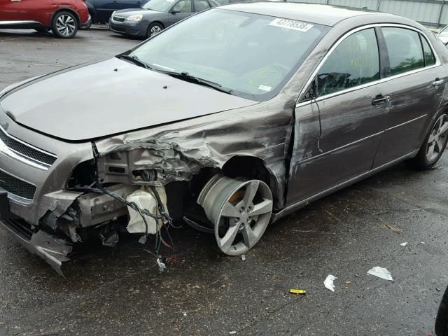 1G1ZC5EU9CF348199 - 2012 CHEVROLET MALIBU 1LT თაფლისფერი ფოტო 9