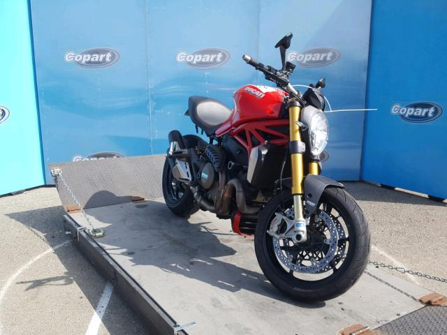 ZDM1RBSW6EB000415 - 2014 DUCATI MONSTER 12 RED photo 1