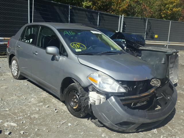 3N1BC11E68L390605 - 2008 NISSAN VERSA S GRAY photo 1