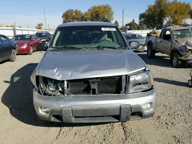 1GNET16S166134637 - 2006 CHEVROLET TRAILBLAZE SILVER photo 9