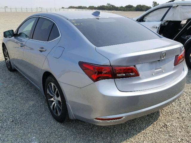 19UUB1F51GA009834 - 2016 ACURA TLX TECH SILVER photo 3