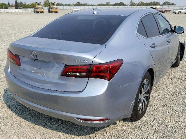 19UUB1F51GA009834 - 2016 ACURA TLX TECH SILVER photo 4