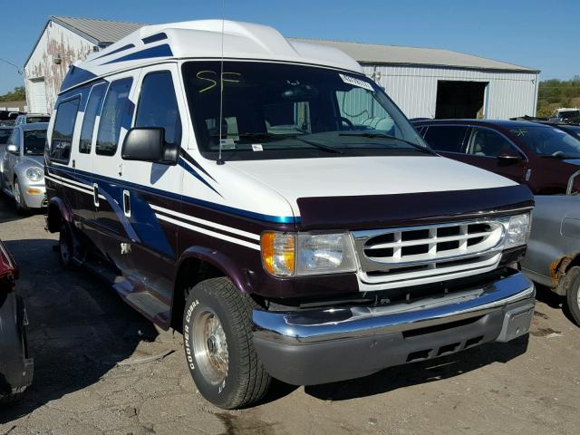 1FDRE14L5WHB50534 - 1998 FORD ECONOLINE TWO TONE photo 1