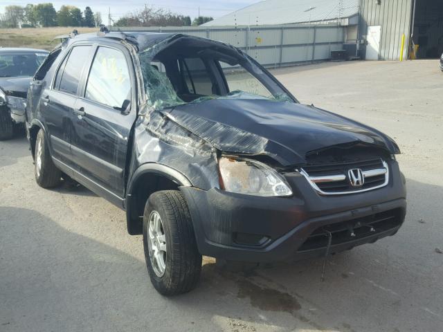 JHLRD78834C036271 - 2004 HONDA CR-V EX BLACK photo 1