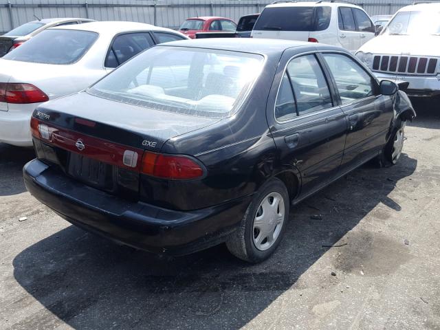 1N4AB41D2WC735535 - 1998 NISSAN SENTRA E BLACK photo 4