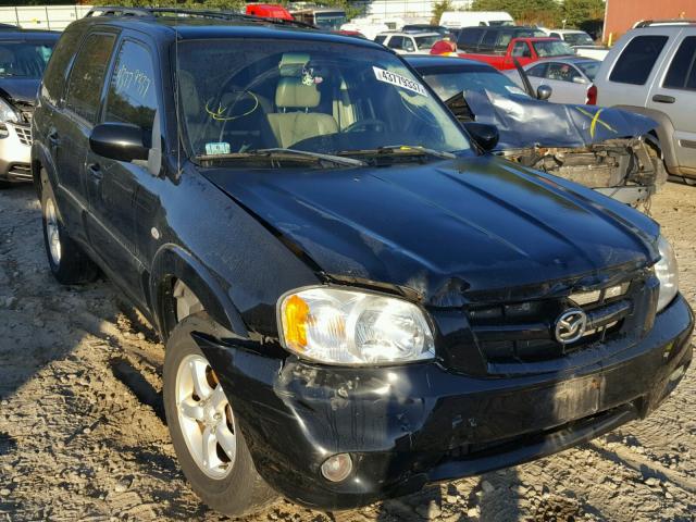 4F2CZ06146KM02197 - 2006 MAZDA TRIBUTE S BLACK photo 1