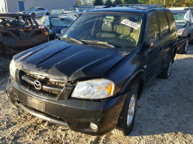 4F2CZ06146KM02197 - 2006 MAZDA TRIBUTE S BLACK photo 2