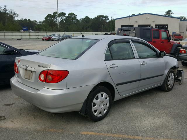 1NXBR32E76Z746208 - 2006 TOYOTA COROLLA GRAY photo 4