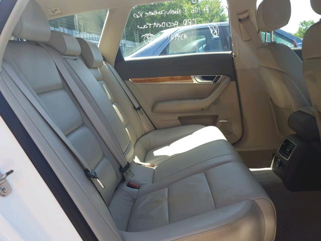 WAU4GAFB9BN075181 - 2011 AUDI A6 PRESTIG თეთრი ფოტო 6