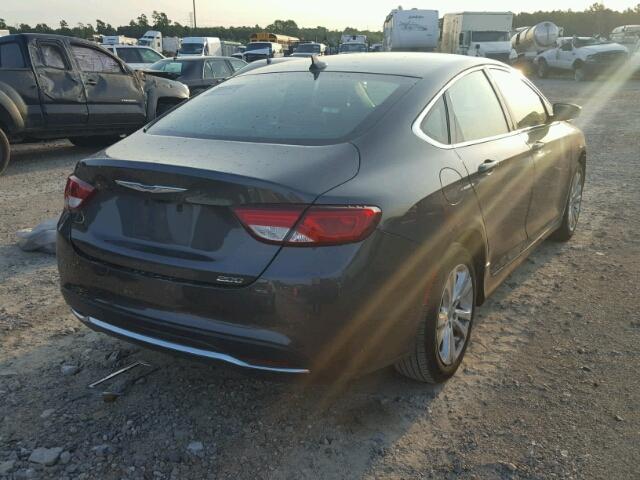 1C3CCCAB8HN500237 - 2017 CHRYSLER 200 LIMITE GRAY photo 4