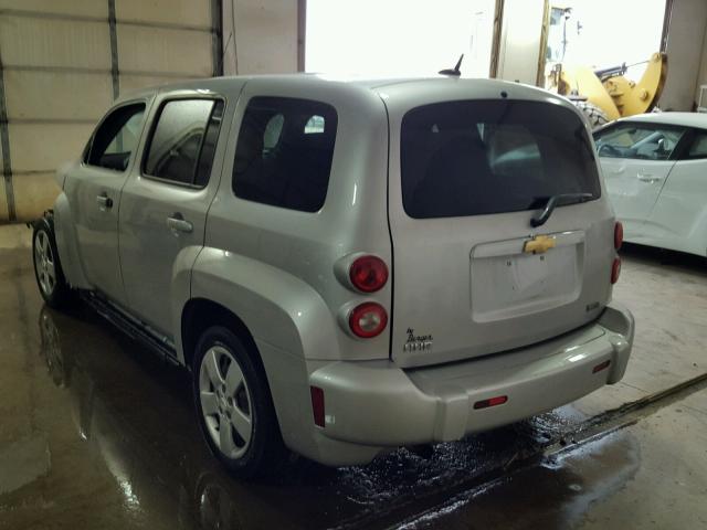 3GNBAADB4AS642990 - 2010 CHEVROLET HHR LS SILVER photo 3
