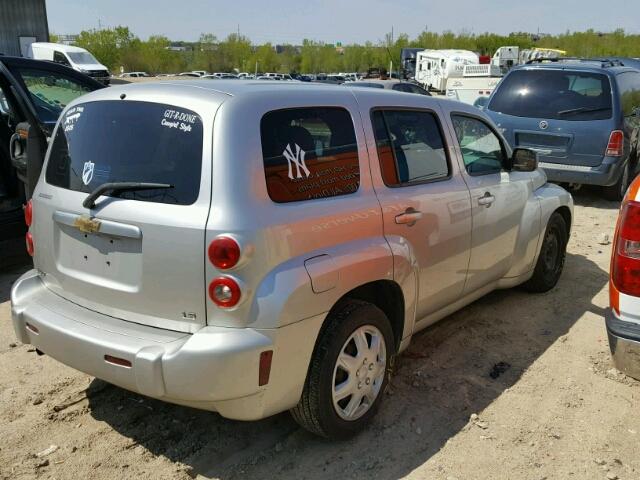 3GNDA13D26S661833 - 2006 CHEVROLET HHR LS SILVER photo 4
