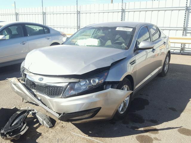 KNAGM4A77B5129393 - 2011 KIA OPTIMA LX CHARCOAL photo 2