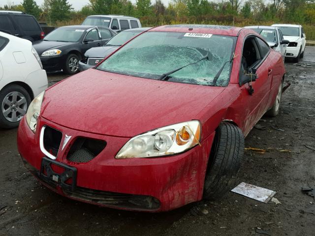 1G2ZM151064148383 - 2006 PONTIAC G6 GTP RED photo 2