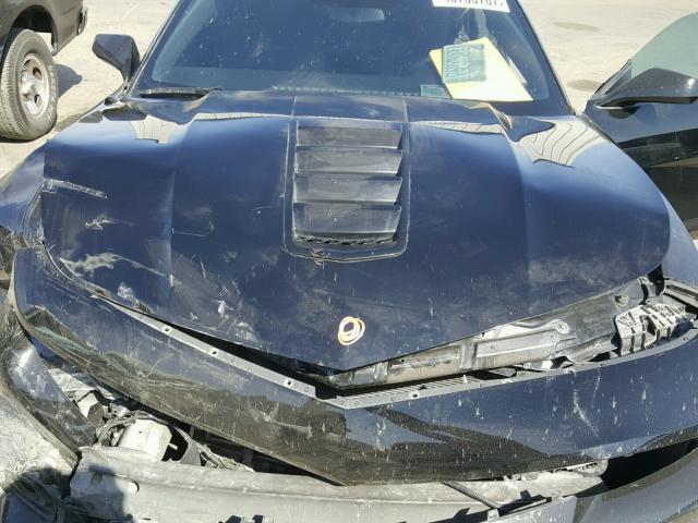 2G1FG1EW3F9237081 - 2015 CHEVROLET CAMARO SS Negro foto 7