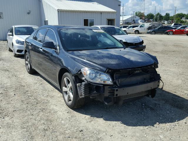 1G1ZC5E01CF136670 - 2012 CHEVROLET MALIBU 1LT BLACK photo 1