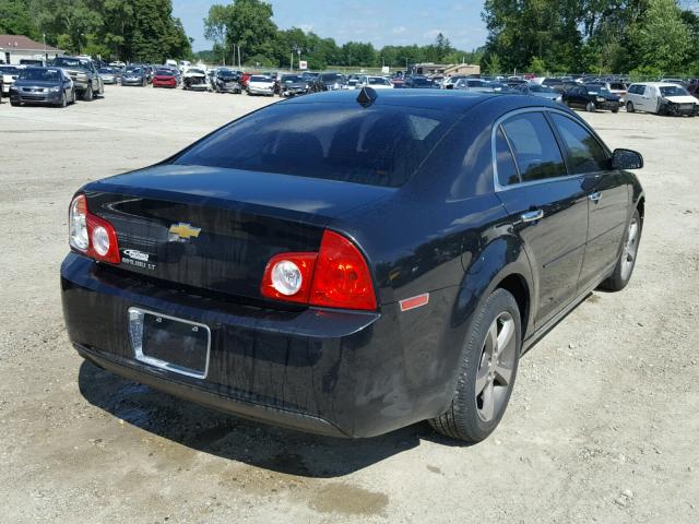 1G1ZC5E01CF136670 - 2012 CHEVROLET MALIBU 1LT BLACK photo 4