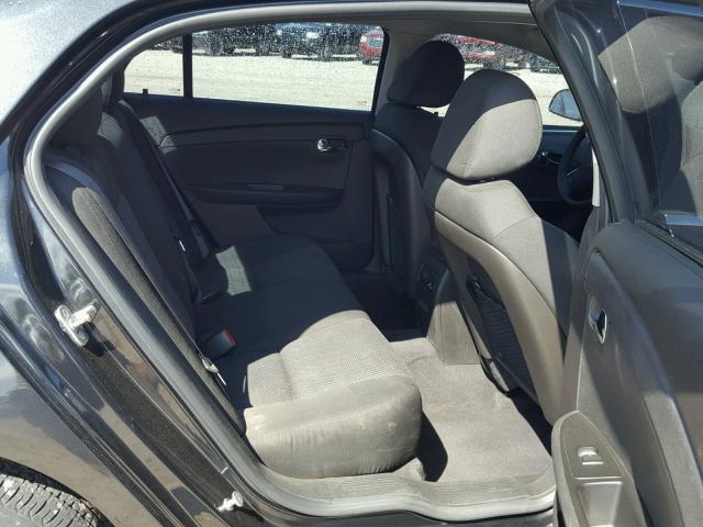 1G1ZC5E01CF136670 - 2012 CHEVROLET MALIBU 1LT BLACK photo 6
