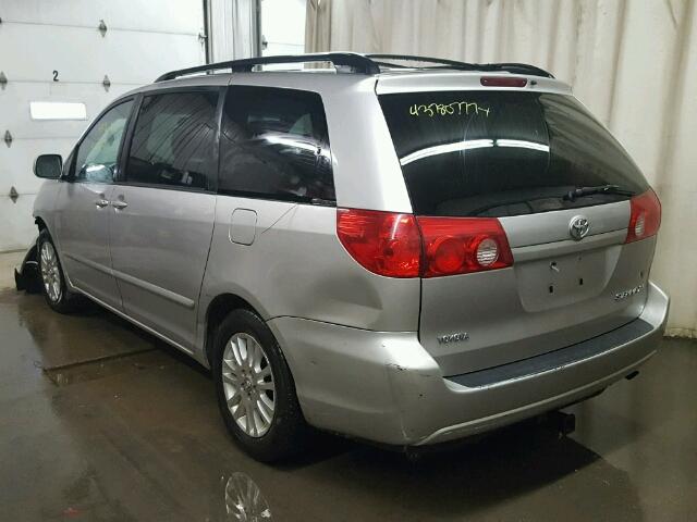 5TDZK22C17S033858 - 2007 TOYOTA SIENNA SILVER photo 3