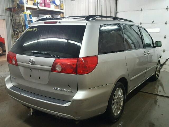 5TDZK22C17S033858 - 2007 TOYOTA SIENNA SILVER photo 4