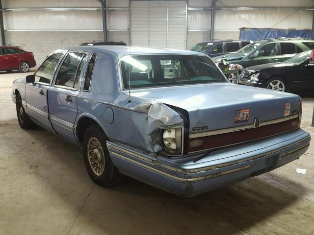 1LNLM81W5RY742570 - 1994 LINCOLN TOWN CAR BLUE photo 3