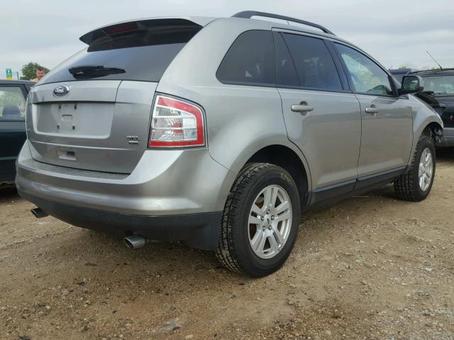 2FMDK48C28BA92087 - 2008 FORD EDGE SEL GRAY photo 4