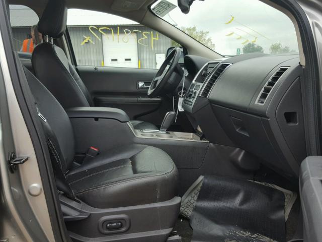 2FMDK48C28BA92087 - 2008 FORD EDGE SEL GRAY photo 5