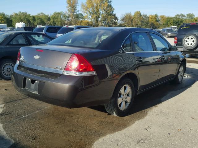 2G1WB58K781282234 - 2008 CHEVROLET IMPALA LS BROWN photo 4