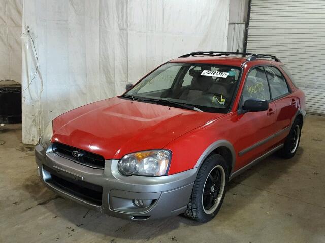 JF1GG68514H817648 - 2004 SUBARU IMPREZA OU RED photo 2