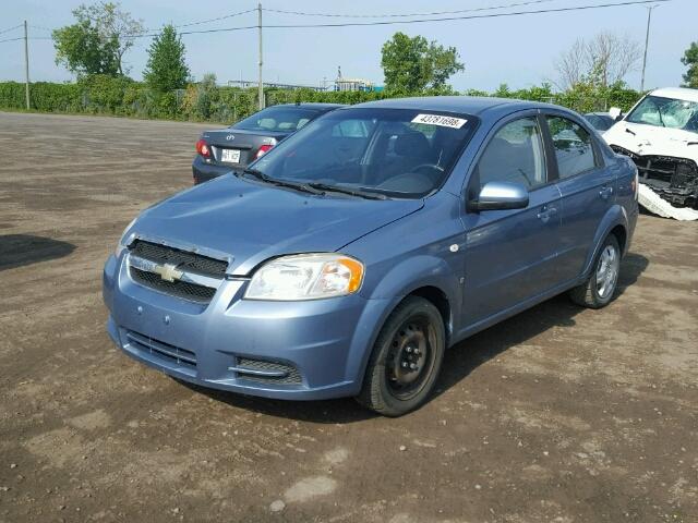 KL1TD55687B047942 - 2007 CHEVROLET AVEO BASE Көк фото 2