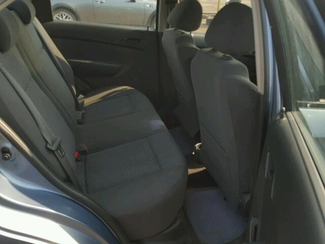 KL1TD55687B047942 - 2007 CHEVROLET AVEO BASE Көк фото 6