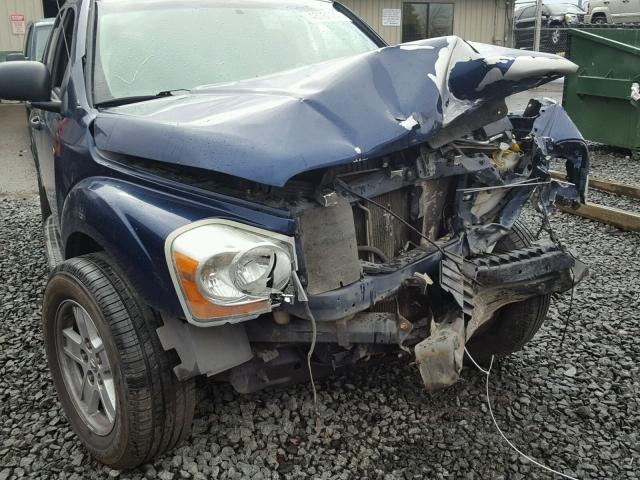 1D4HB58256F173425 - 2006 DODGE DURANGO LI BLUE photo 9