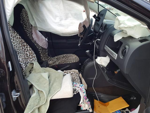 1C4NJCBB3ED818597 - 2014 JEEP COMPASS SP 棕色 照片 5